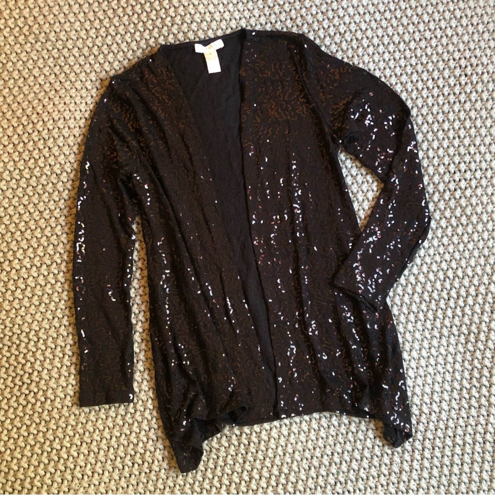 Kenar Sequin Cardigan